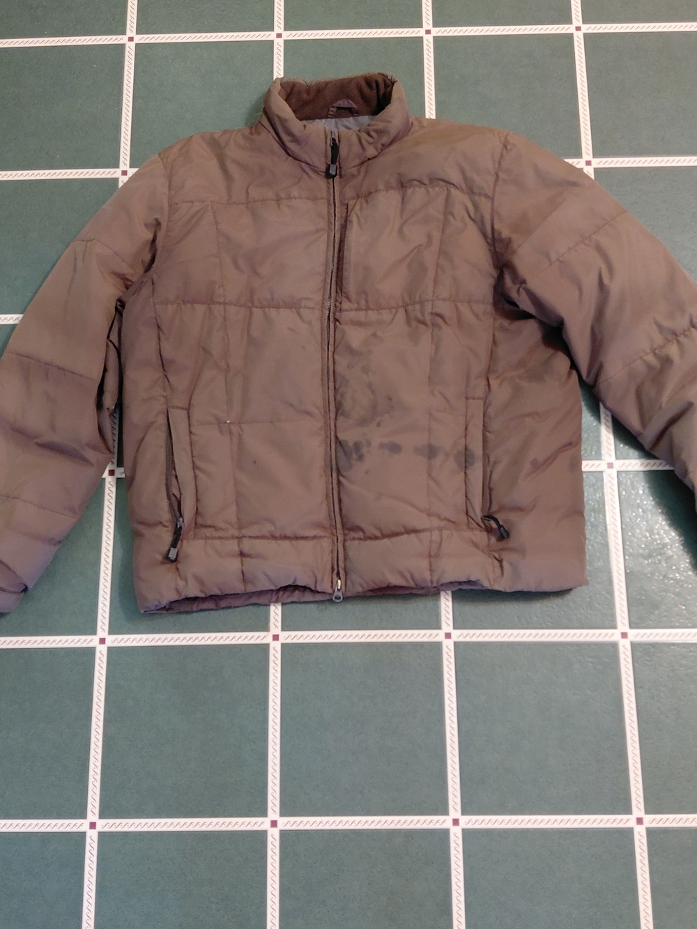 Eddie Bauer Brown Puffer Jacket